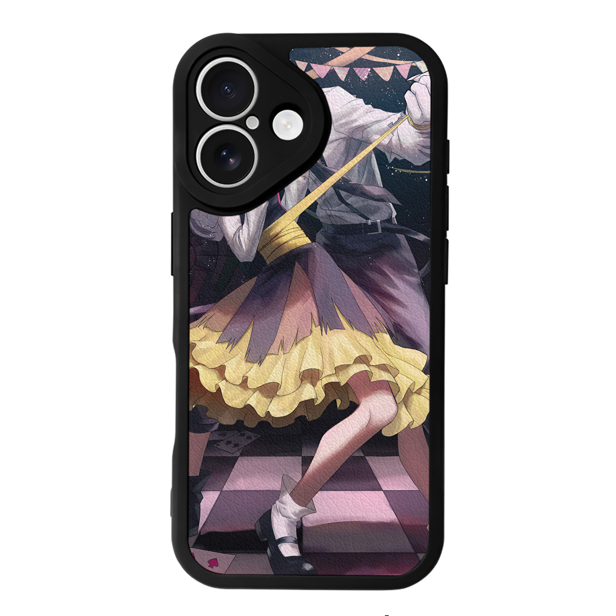 （画像用） 文豪ストレイドッグス Bungo Stray Dogs 【iPhone 16シリーズ対応】シリコンスマホケース（レザー調） 材質：シリコン